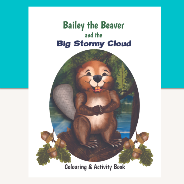 Bailey the Beaver and the Big Stormy Cloud, Colouring & Activity Book